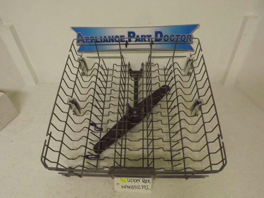 KITCHENAID WHIRLPOOL DISHWASHER WPW10312792 W10312792 UPPER RACK USED KITCHENAID WHIRLPOOL DISHWASHER WPW10312792 W10312792 UPPER RACK USED